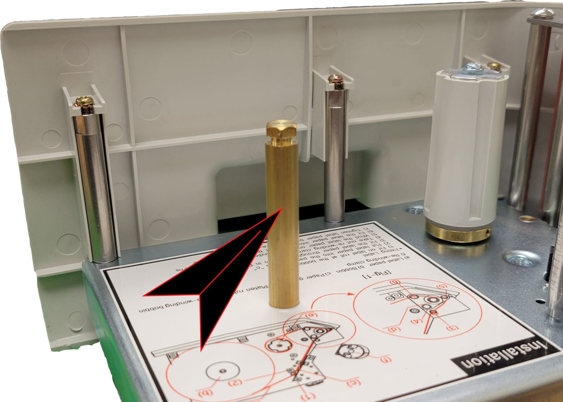 EW LS-100 Metal Roll Support