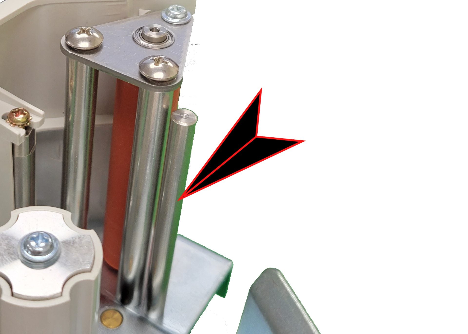 EW LS-100 Paper Guide Shaft - A - Front