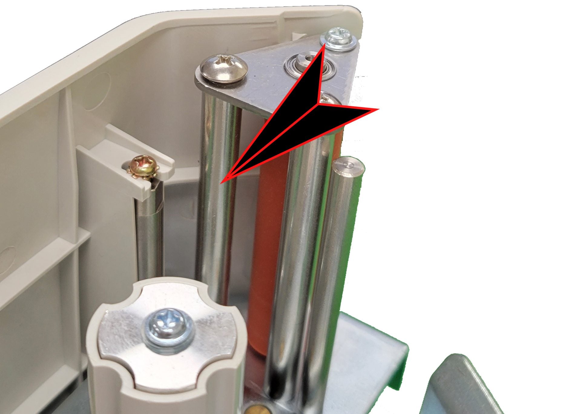 EW LS-100 Platen Guide Shaft - Rear