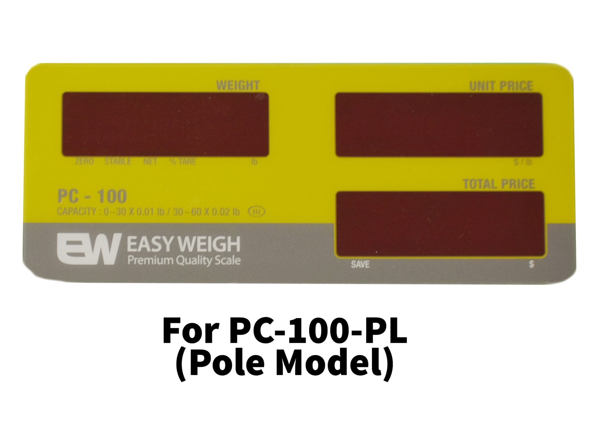 PC-100 Display Window Front (Pole Model)