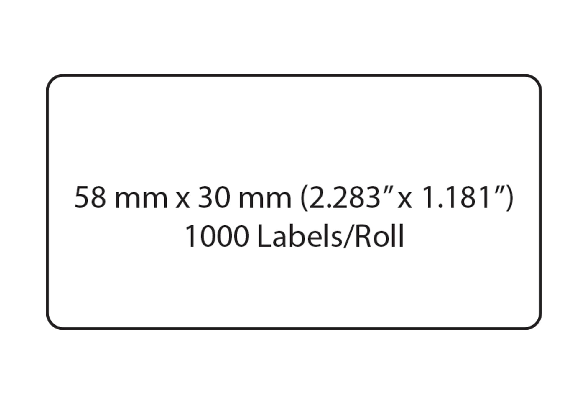Blank Non-UPC Direct Thermal Label