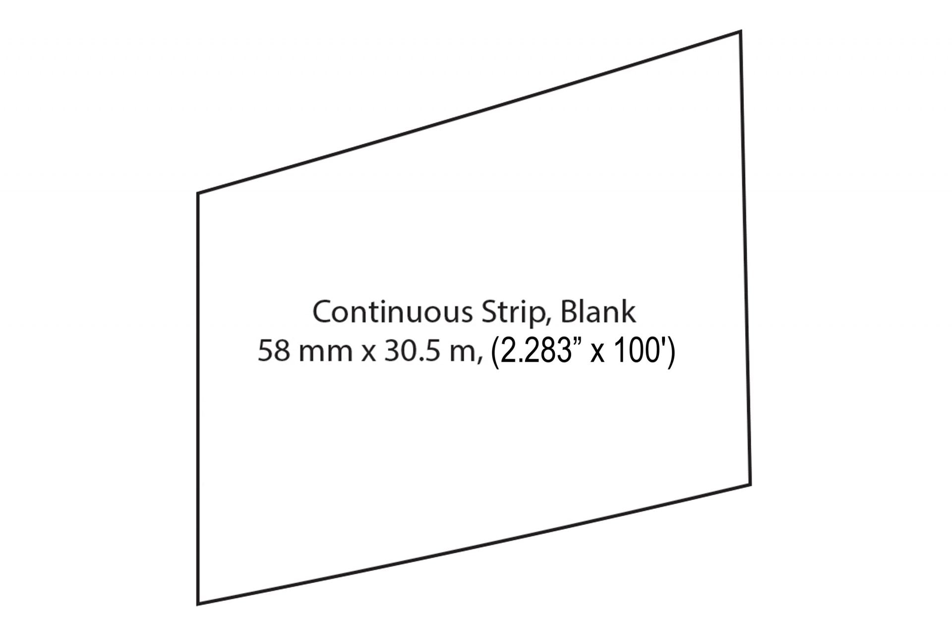 CL-8051, Continuous Strip Blank Direct Thermal Label