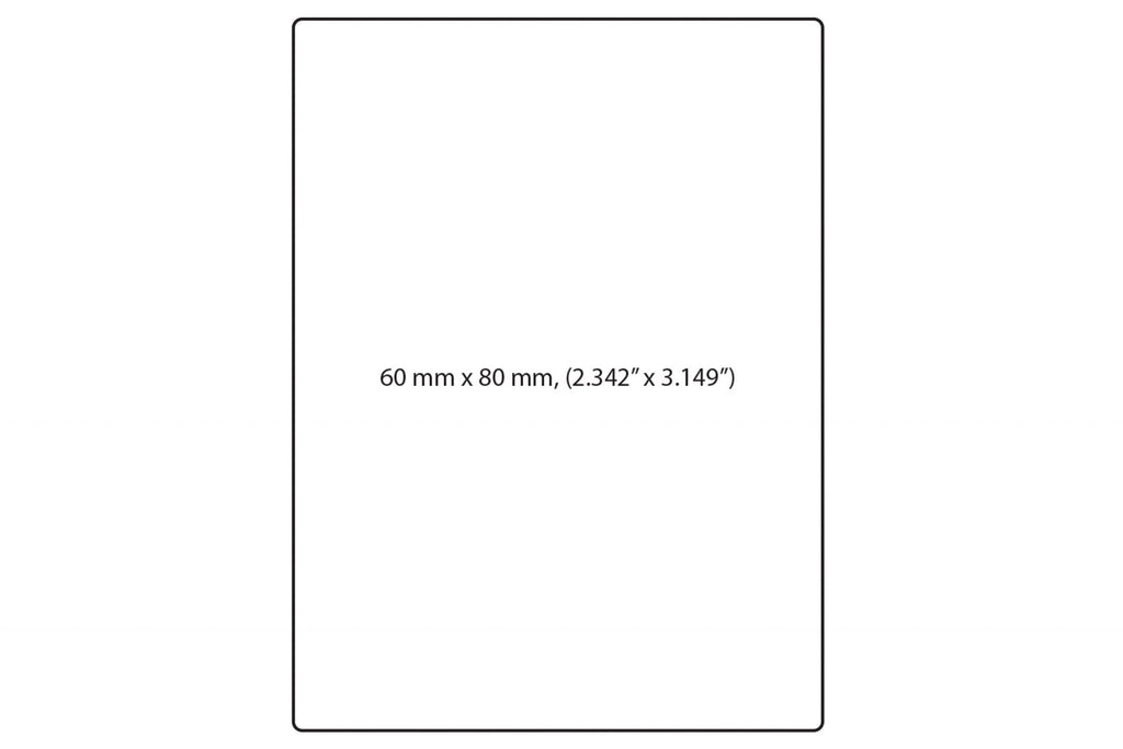 Blank UPC Barcode Direct Thermal Label Compatible With Digi Scale