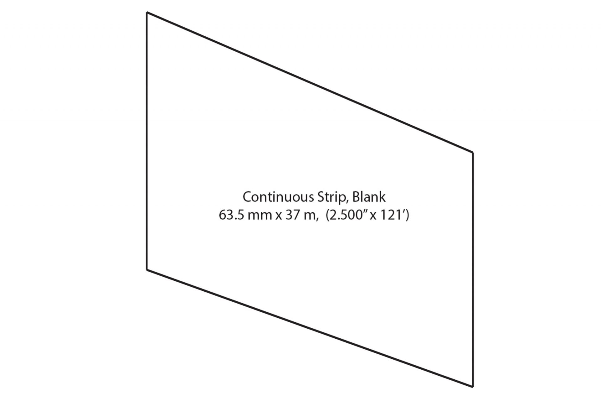 GL-4680, Continuous Strip Blank Direct Thermal Label