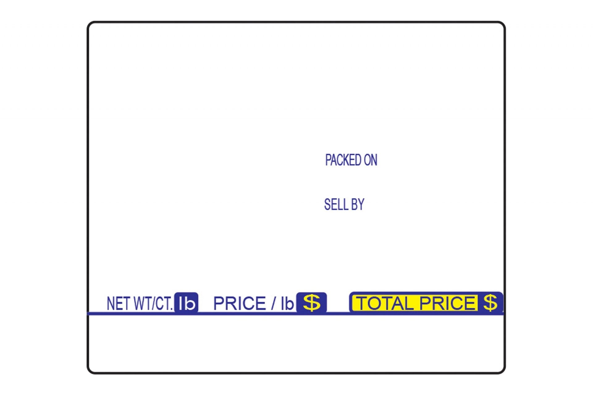 TL-4900, UPC Barcode, Direct Thermal Label