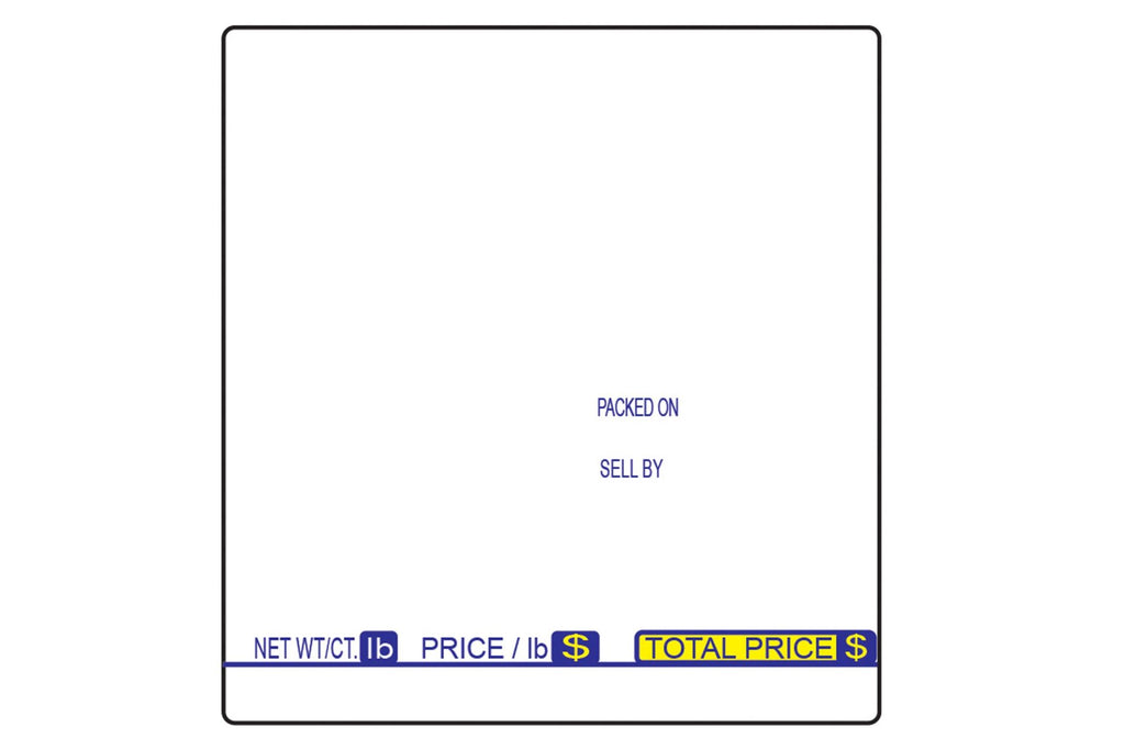 TL-4910, UPC Barcode and Ingredients, Direct Thermal Label